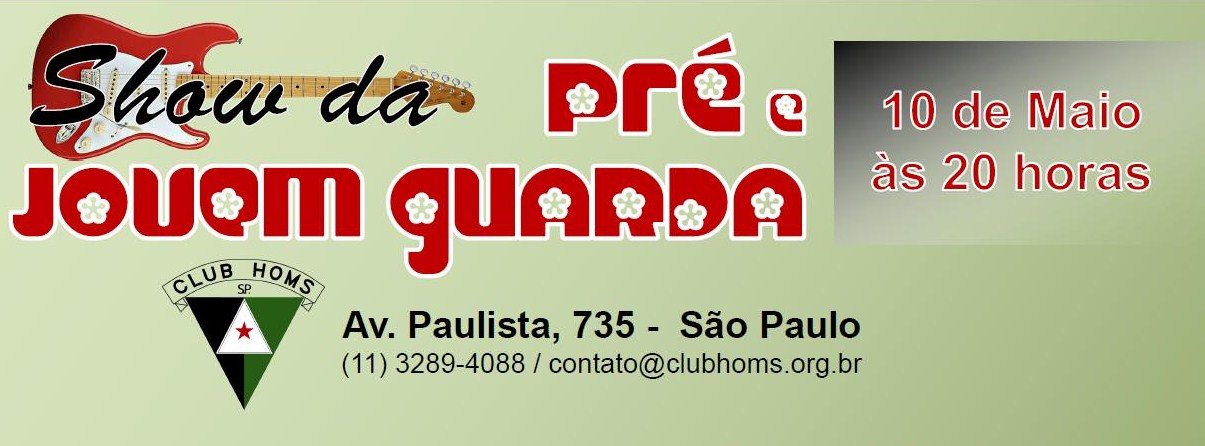 SHOW PRÉ-JOVEM GUARDA – CLUB HOMS (SÃO PAULO/SP)