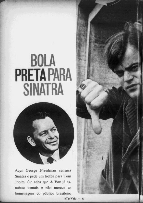 George Freedman censura Sinatra